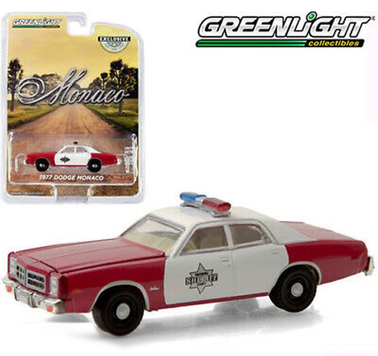 1:64 1977 DODGE MONACO FINCHBURG COUNTY SHERIFF GREENLIGHT