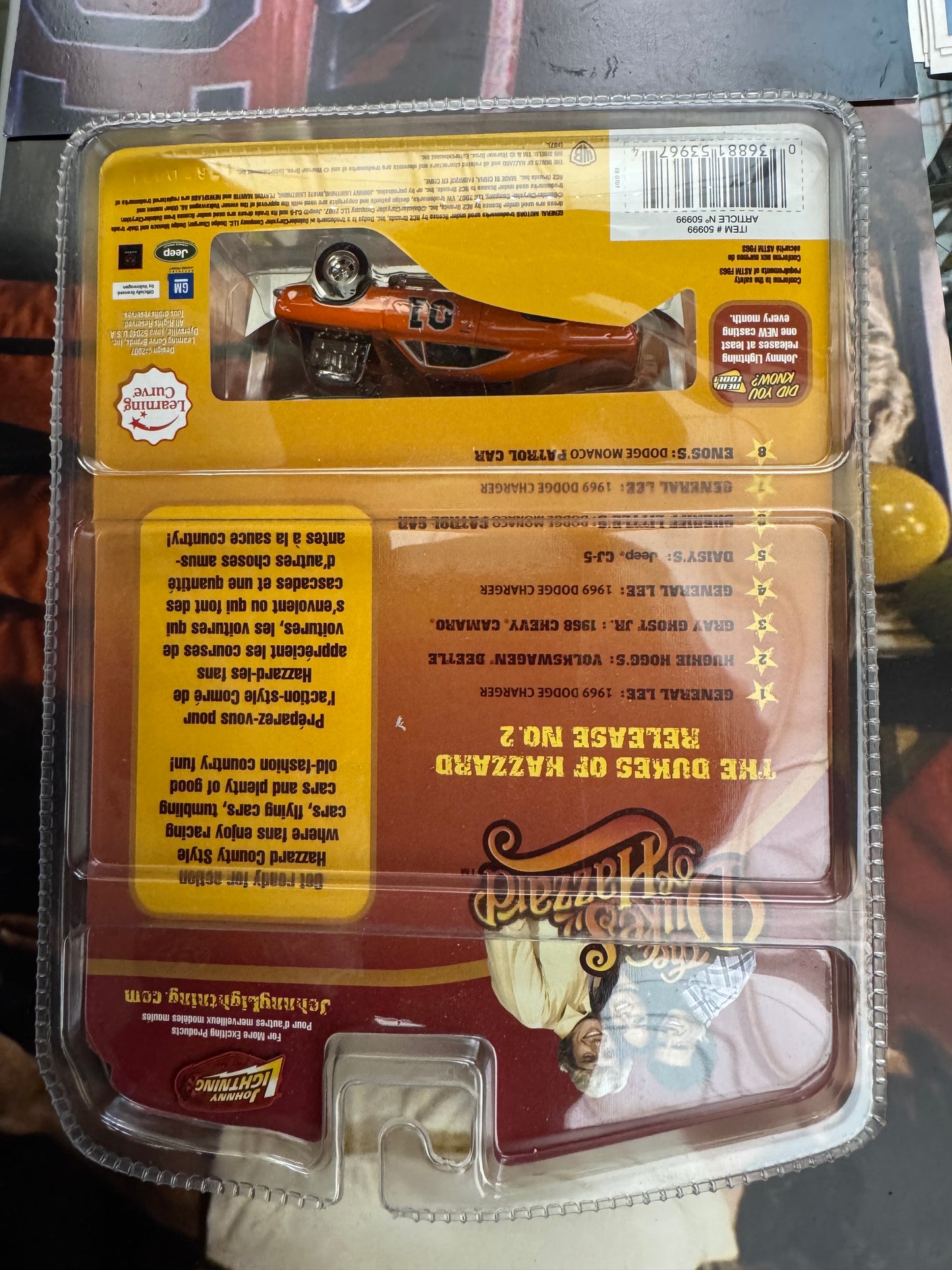 1:64 General Lee Zingers Johnny Lightning Series 2