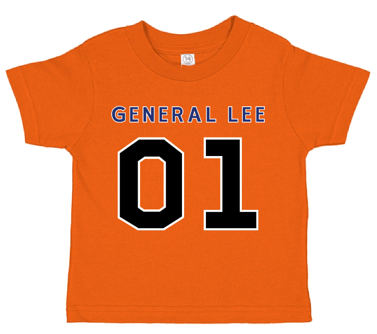 General Lee 01 Rabbit Skins RS3301 Toddler Cotton Jersey T-Shirt
