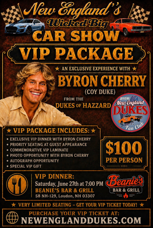 VIP DINNER @ Beanies bar & Grill WICKED BIG CAR SHOW