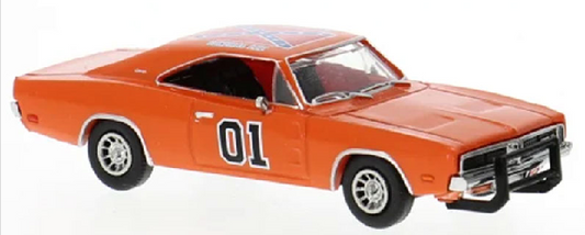 1:87 (HO Scale) GENERAL LEE 1969 Dodge Charger Brekina PREORDER LATE 2026