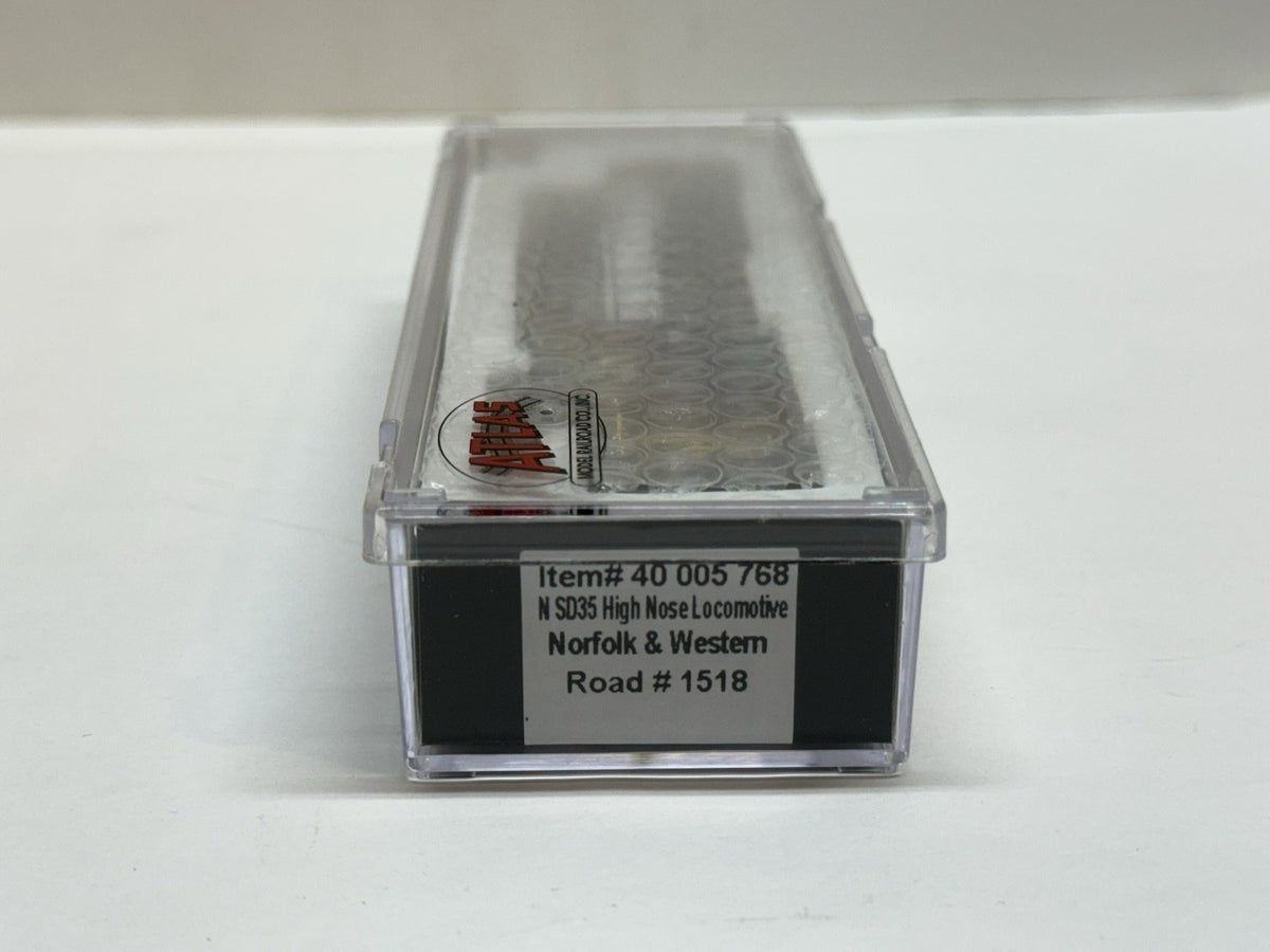 N Scale Atlas 40005768 N&W SD35 SILVER Norfolk & Western Rd# 1518 Diesel Loco