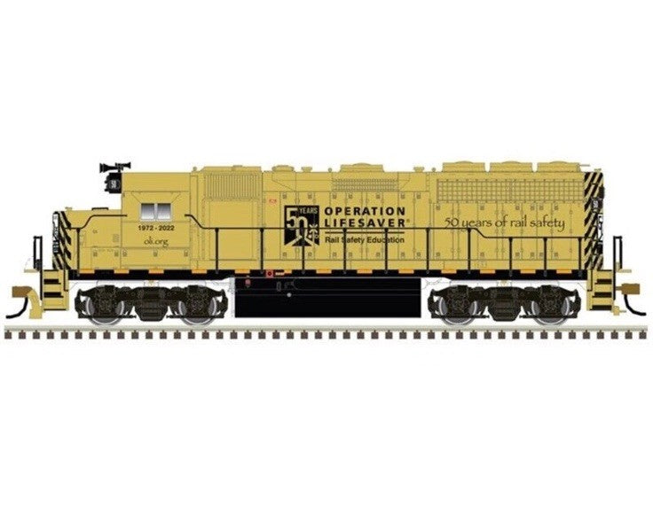 HO ATLAS 10004049 GP40 Diesel Operation Lifesaver 50 Years #50 W/DCC & LOKSOUND