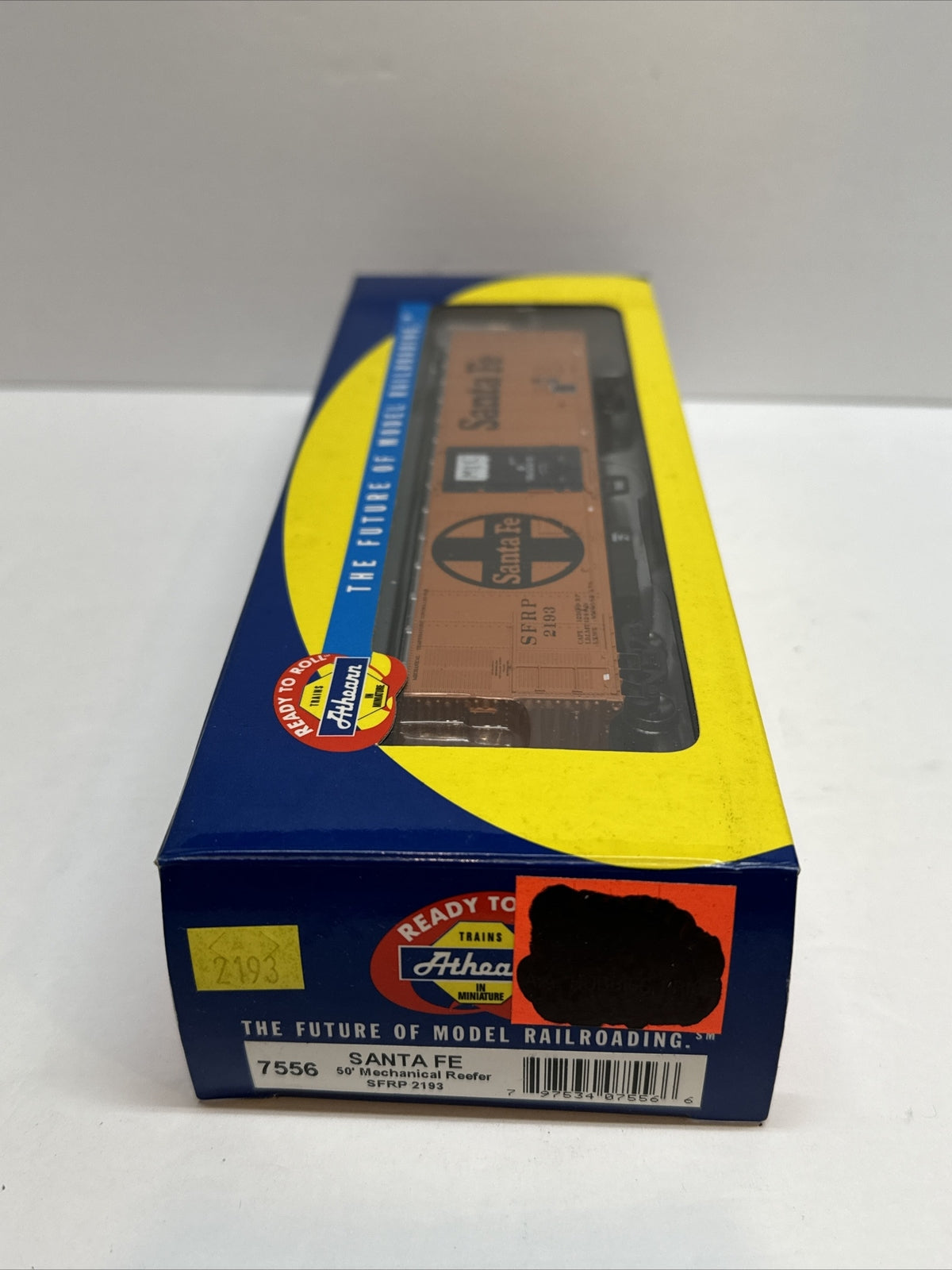 HO Scale Athearn Santa Fe 50’ Mechanical Reefer SFRP ATSF NIB 7556 #2193 Freight