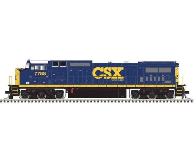N Scale Atlas Gold CSX GE Dash 8-40CW #7788 W/DCC & SOUND 40005848 CSX YN3.COM