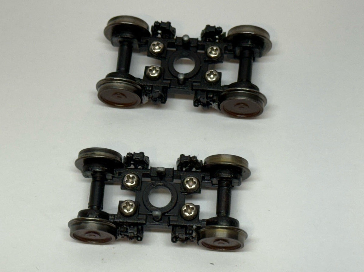 Walthers Proto 920-2131 Amfleet Inside Bearing Trucks - Black - 1 Pair HO Scale