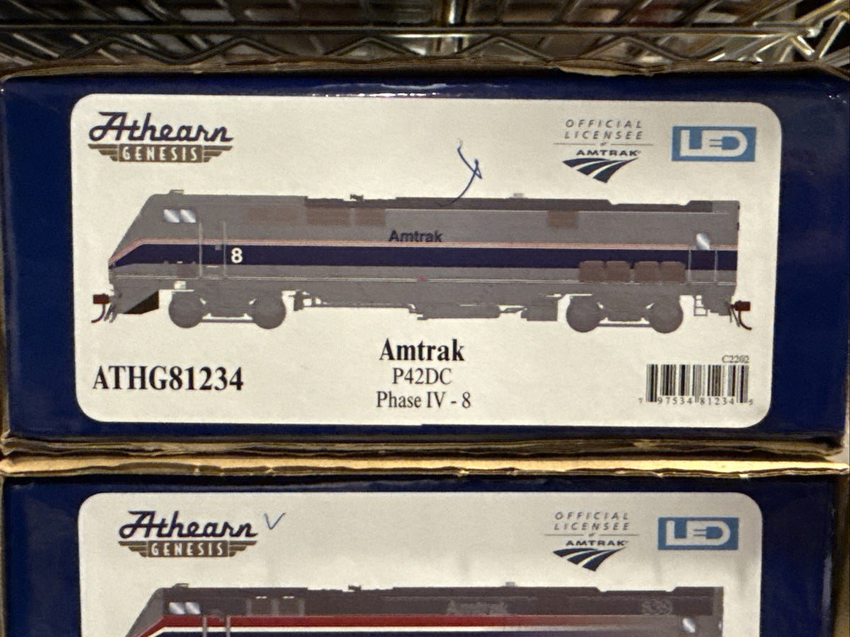 Ho Athearn Genesis Amtrak P42DC PH4 #8 Commuter Loco Train DCC READY - ATHG81234