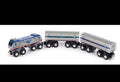 Wooden Amtrak Train Northeast Regional ACS-64 3 Car Set Compatible W/Others