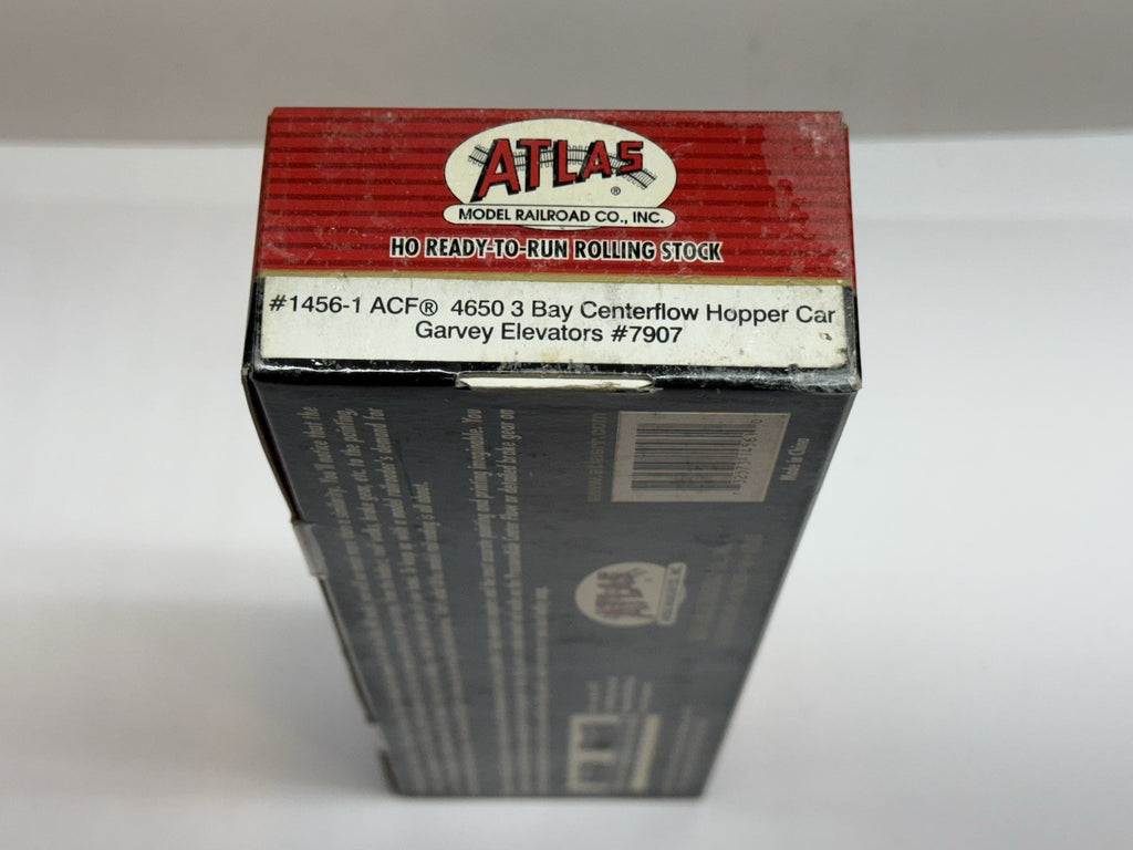 HO Scale Atlas 3 Bay Centerflow Hopper Car Garvey Elevators GELX #7907 CSX NS CP