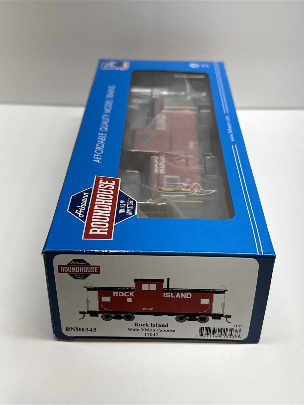 HO Scale Athearn Roundhouse Wide-Vision Caboose Rock Island #17042 RND1343