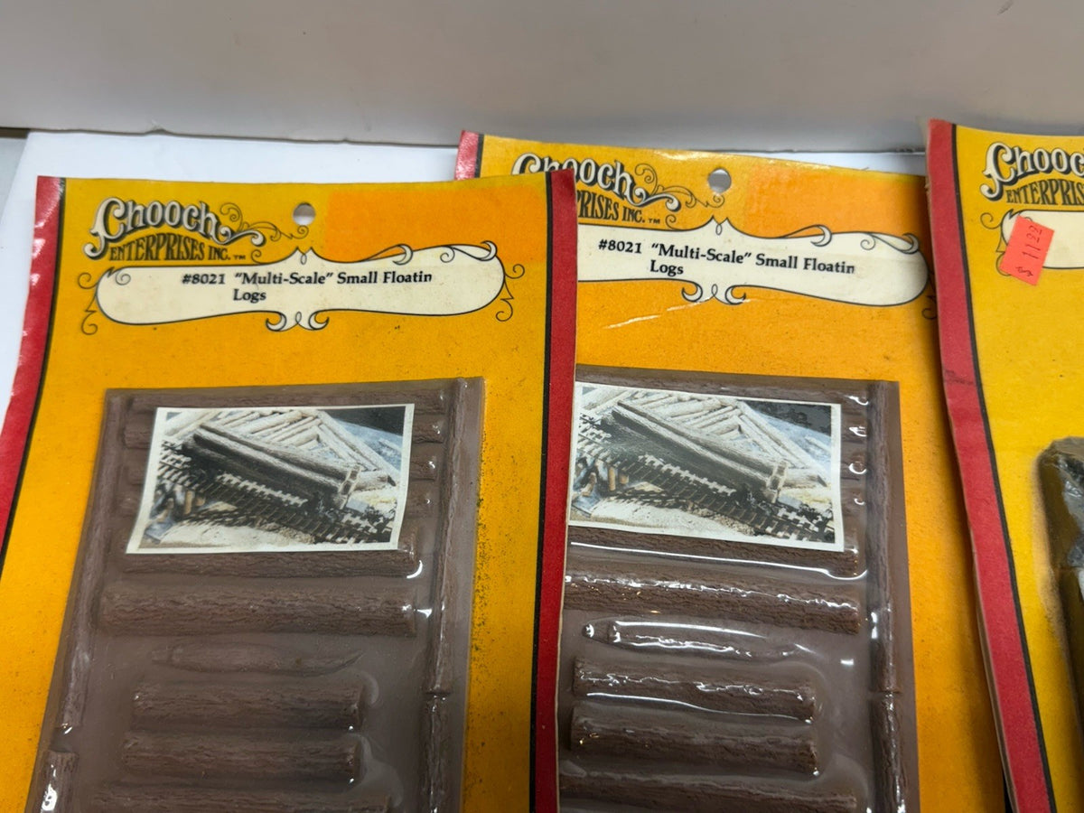 Ho Scale N Scale Lot Of 5 Chooch Enterprises Kits Scenery Layout Float Logs Mine