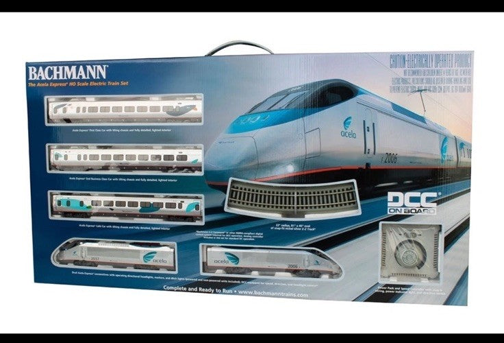 Bachmann Trains Amtrak Acela DCC Ready To Run Electric Train Set HO Scale