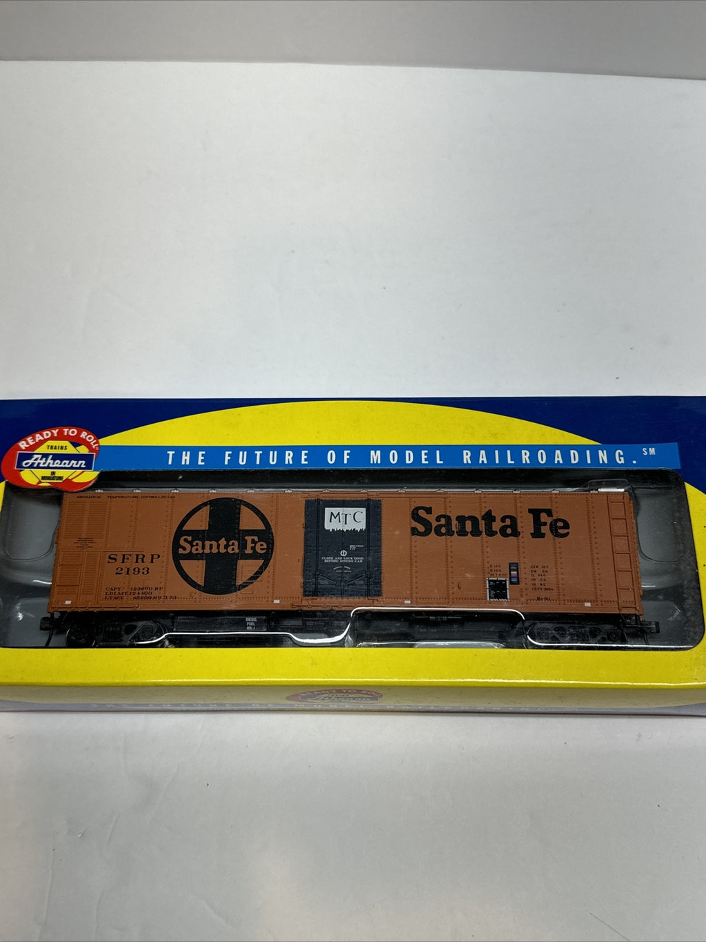 HO Scale Athearn Santa Fe 50’ Mechanical Reefer SFRP ATSF NIB 7556 #2193 Freight