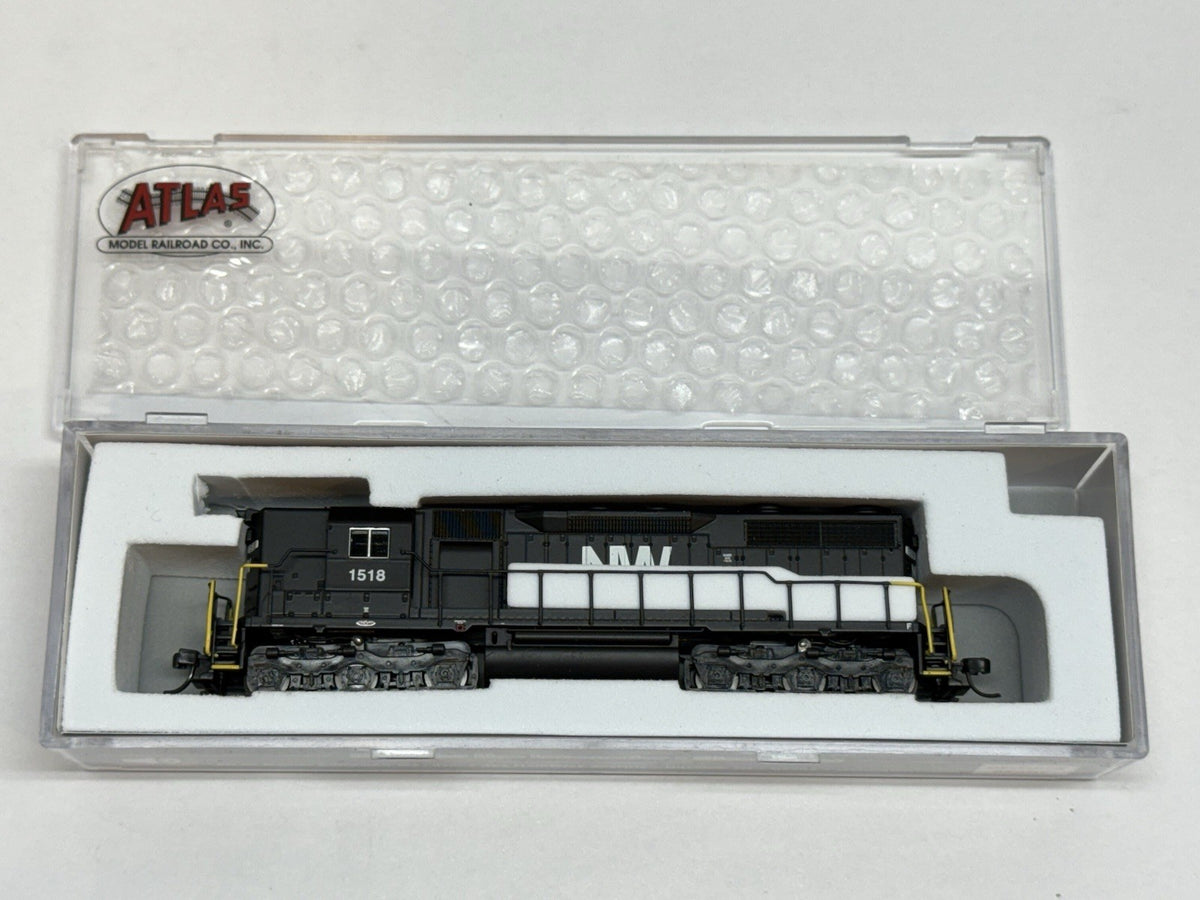 N Scale Atlas 40005768 N&W SD35 SILVER Norfolk & Western Rd# 1518 Diesel Loco