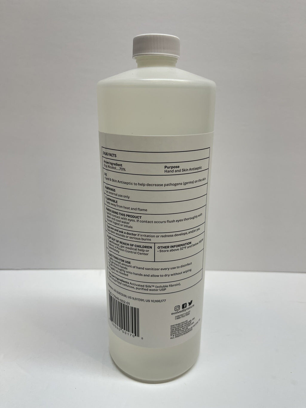 Lot Of 3X - Hand Sanitizer Antiseptic GEL Alcohol 1000mL(33.8oz) Bottle Purell