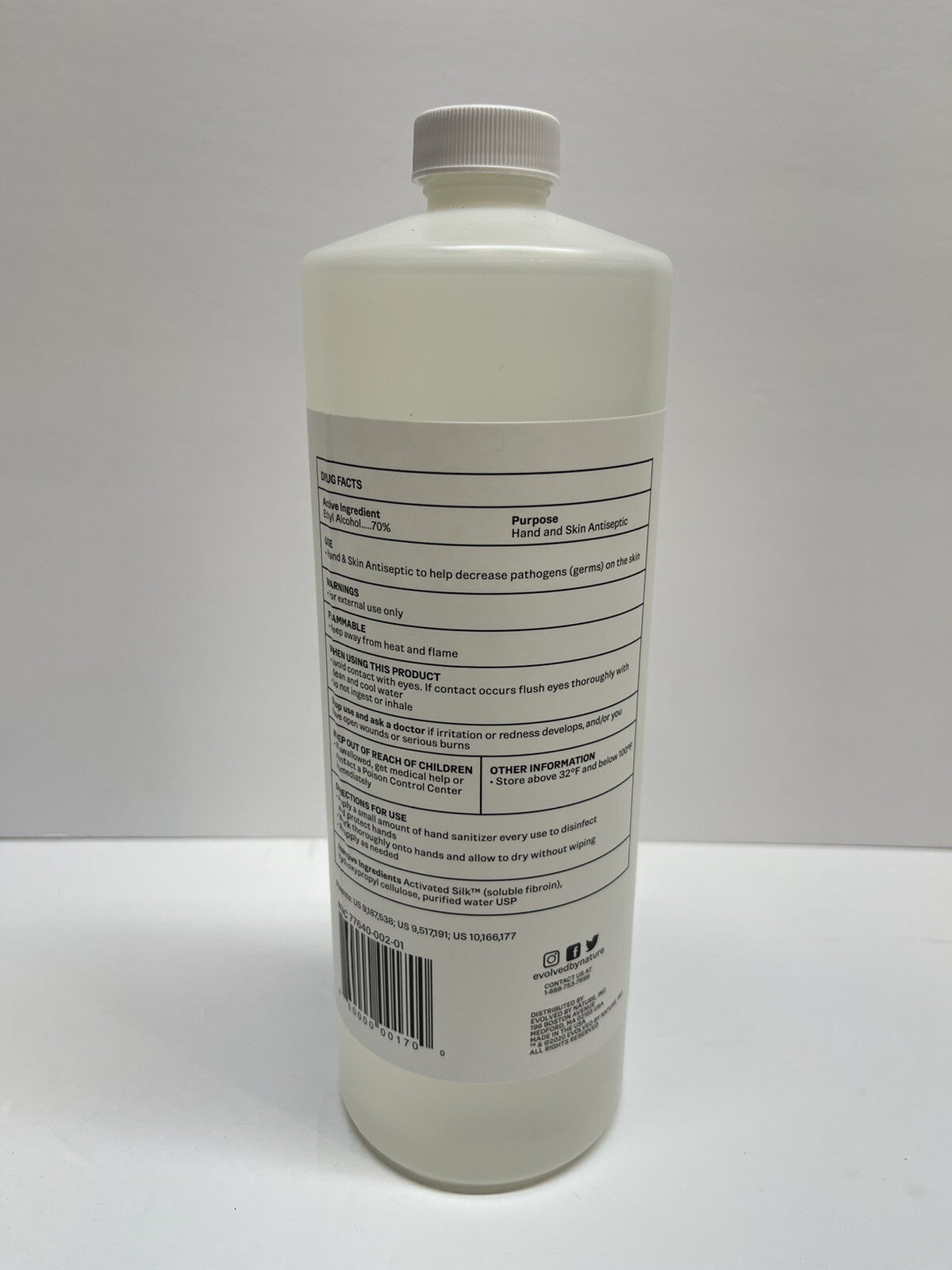 Lot Of 3X - Hand Sanitizer Antiseptic GEL Alcohol 1000mL(33.8oz) Bottle Purell