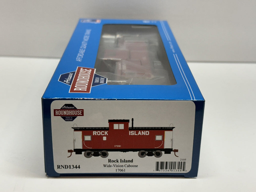 HO Scale Athearn Roundhouse Wide-Vision Caboose Rock Island #17061 RND1344
