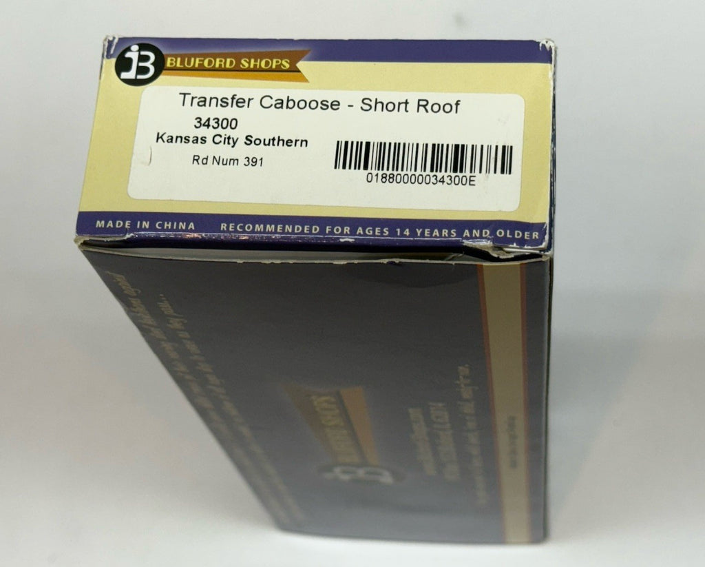 HO Scale Bluford Shops Kansas City Southern Transfer Caboose #391 CPKC KCS CP