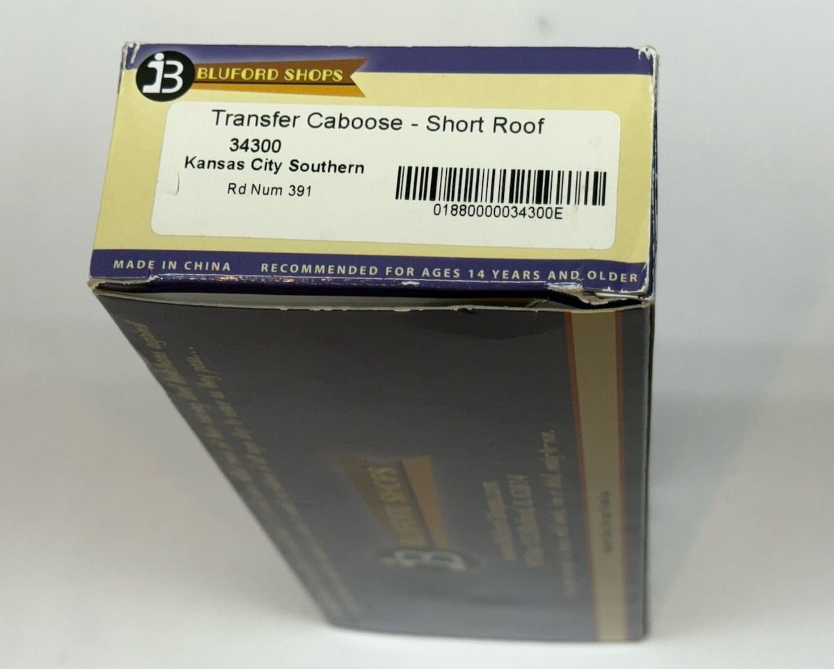 HO Scale Bluford Shops Kansas City Southern Transfer Caboose #391 CPKC KCS CP