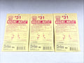 Lot of 3 Packs - HO Scale KADEE # 31 MAGNE-MATIC Plastic Couplers 2 Pr. per pack