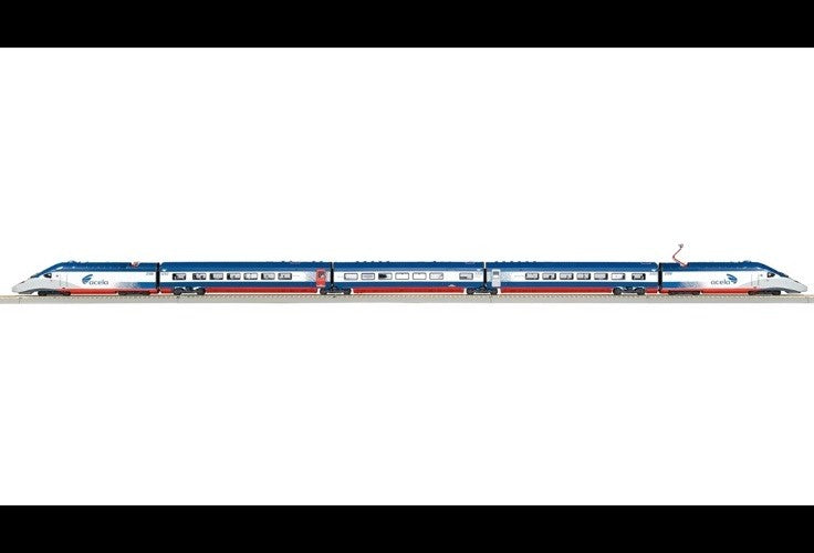 HO Bachmann 01206 Amtrak Nextgen Acela II Complete RTR Train Set W/6 Add On Cars