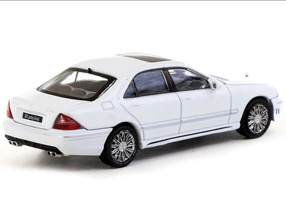 MERCEDES BENZ S CLASS WALD ALABASTER WHITE 1/64 CAR BY TARMAC WORKS T64G-072-WH