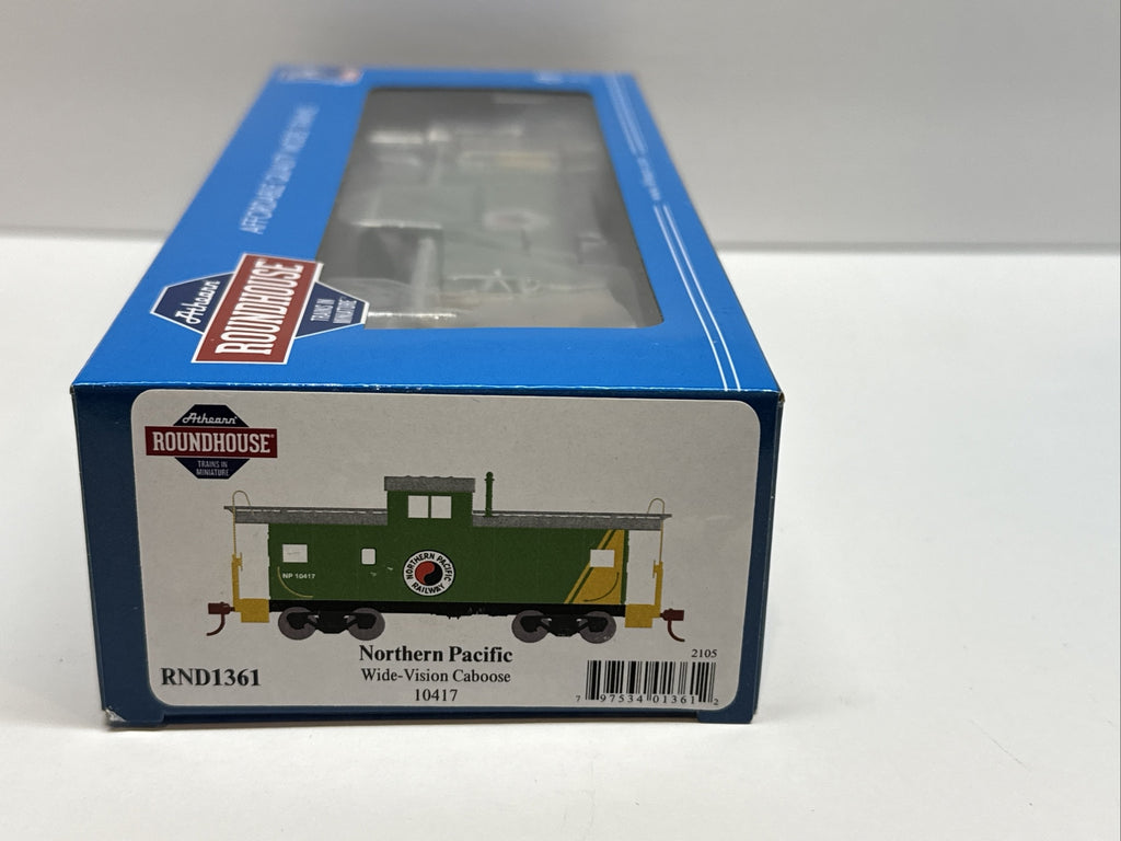 Ho Scale Athearn RND1361 Wide Vision Caboose Northern Pacific #10417 RTR NEW