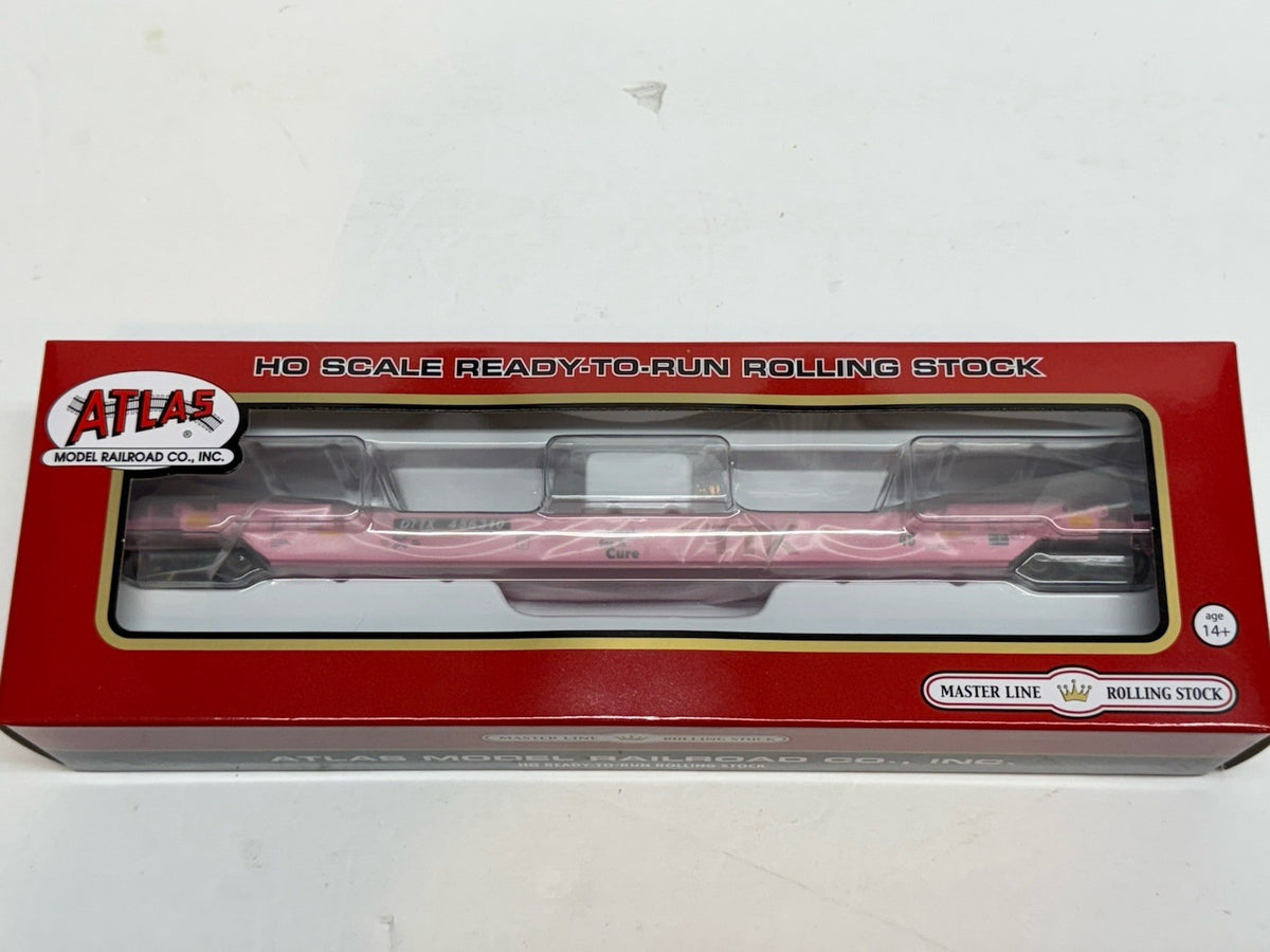 Ho Scale Atlas TTX "On Track for a Cure" 48' Well Car #456310 -20005993 CSX MINT