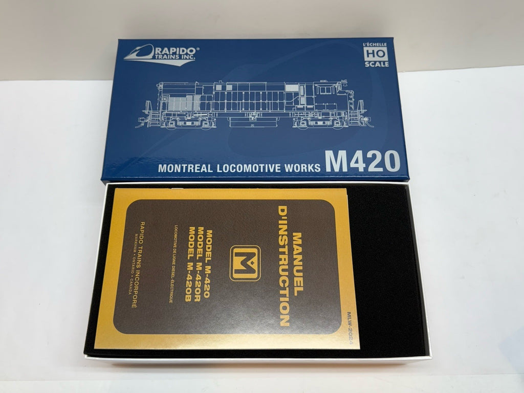 Ho Scale Rapido M420 Providence & Worcester - As Delivered #2001 Diesel P&W - DC