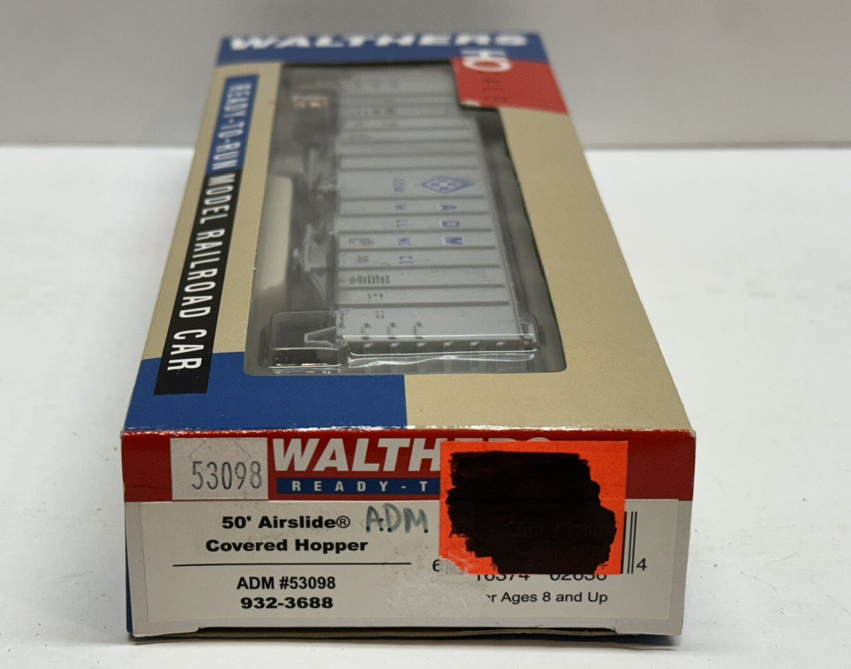 HO Scale Walthers ADM 50’ Airslide Hopper ADMX Spacer Car CSX BNSF UP NEW