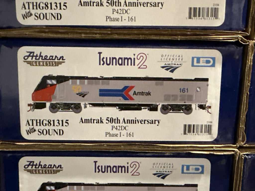 Ho Athearn Genesis AMD103 P42DC Amtrak 50th Anniversary #161 W/DCC & SOUND