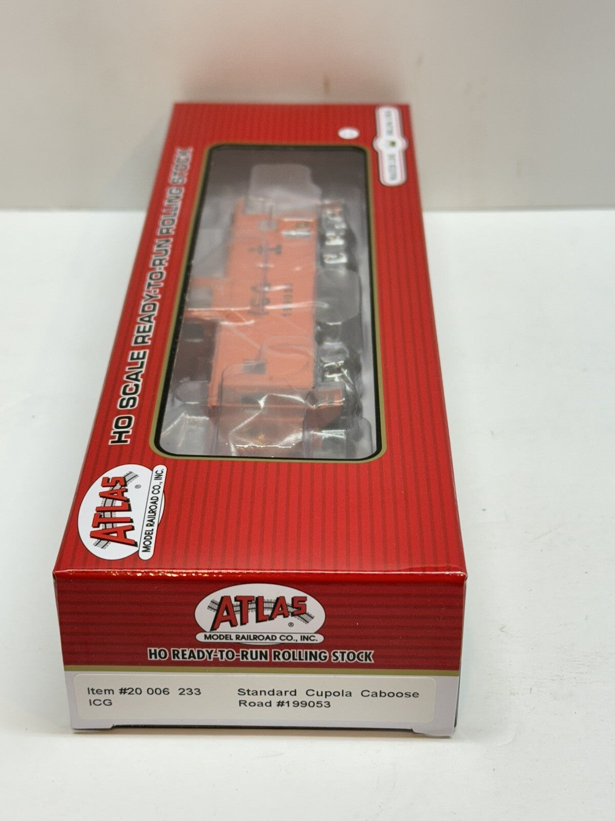 HO Scale Atlas 20006233 ICG Extended Vision Caboose #199053 Freight Car NEW