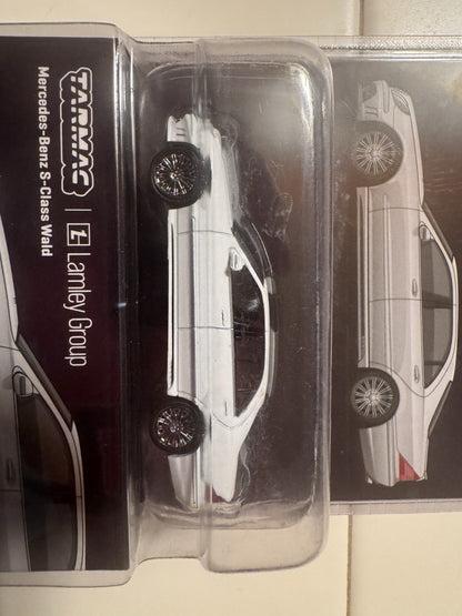 MERCEDES BENZ S CLASS WALD ALABASTER WHITE 1/64 CAR BY TARMAC WORKS T64G-072-WH