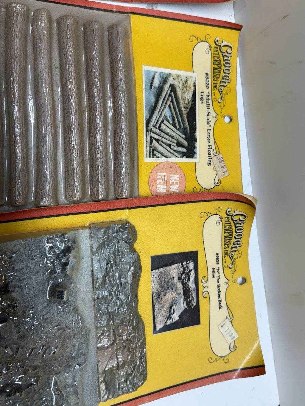 Ho Scale N Scale Lot Of 5 Chooch Enterprises Kits Scenery Layout Float Logs Mine
