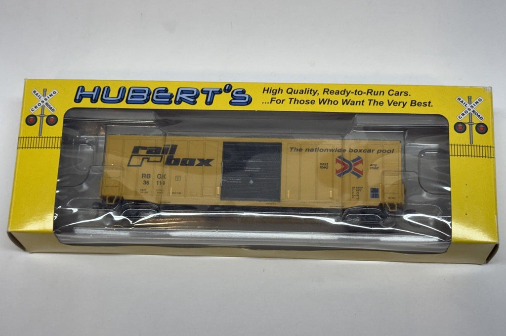 HO Scale HMR12321 Huberts Railbox TBOX ACF 50' Single Door Box Car #36114 CSX NS