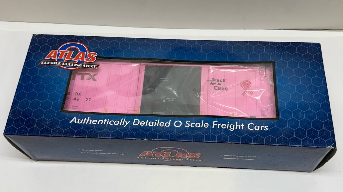 O Atlas #3007419- 1 TTX "On Track For A Cure" Gunderson 50' High Cube Box Car NS