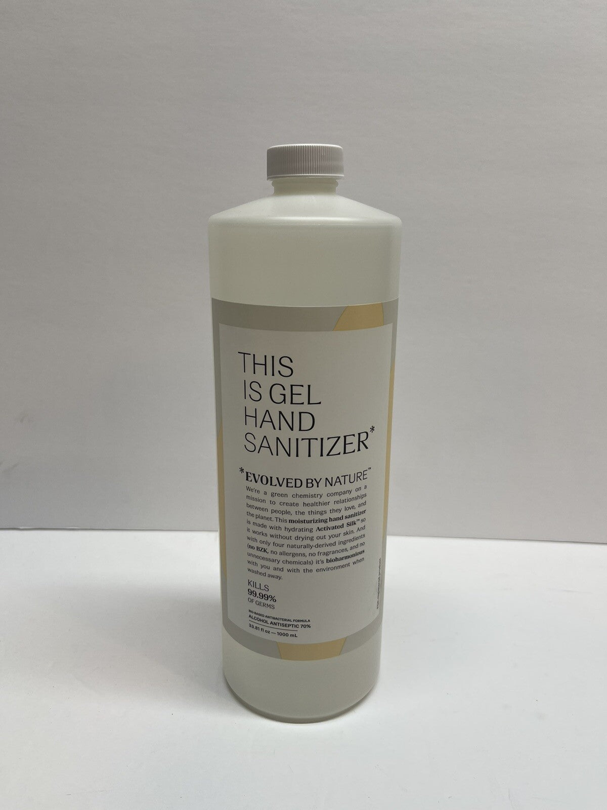 Lot Of 3X - Hand Sanitizer Antiseptic GEL Alcohol 1000mL(33.8oz) Bottle Purell