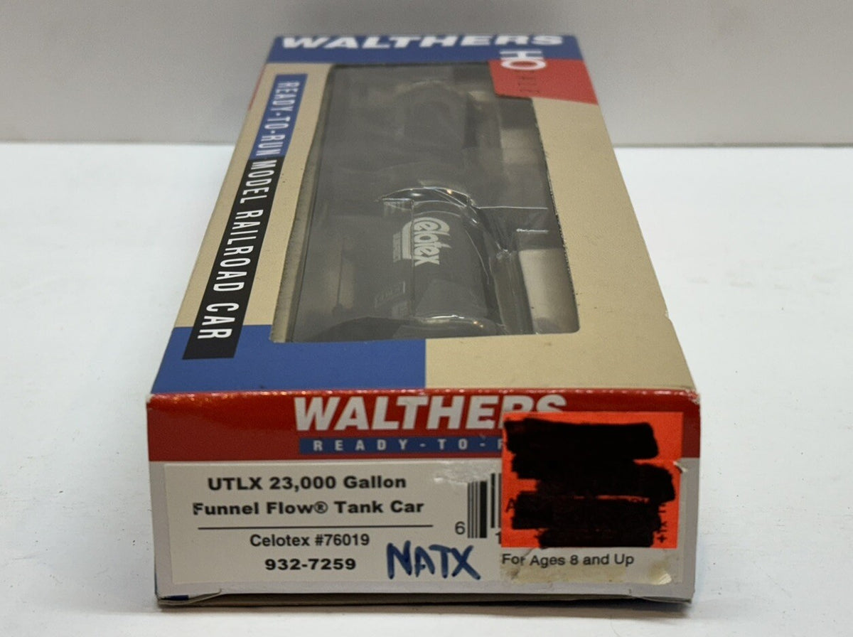 Ho Scale Walthers 932-7249 Celotex UTLX 23K Gallon Funnel Flow Tank Car CSX BNSF