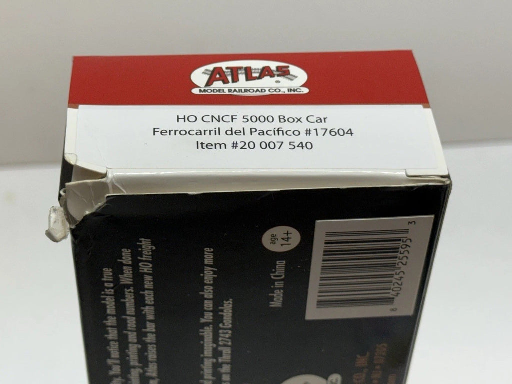 HO Scale Atlas Ferrocarril del Pacifico Ferromex CNCF 5000 50' Boxcar #17604
