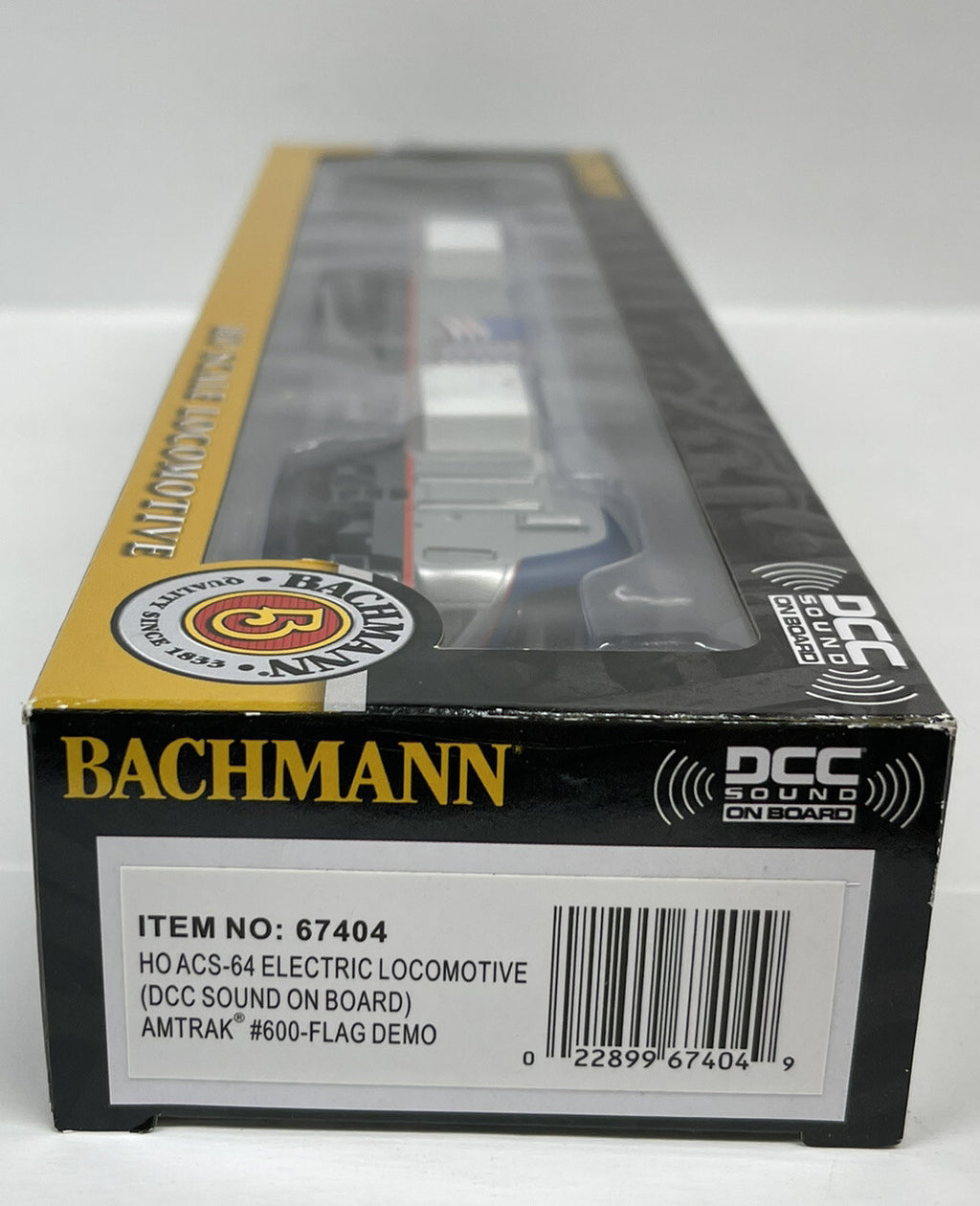 Ho Scale Bachmann 67404 Siemens Amtrak ACS-64 #600 Flag Demo W/DCC&Sound NEW