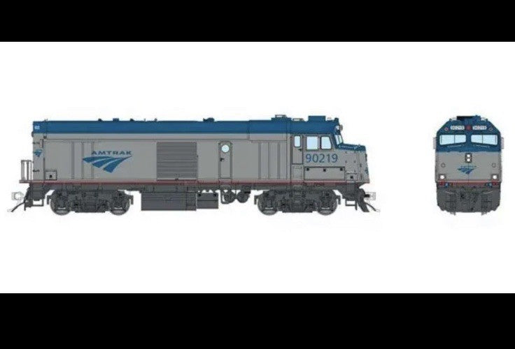 Ho Scale Rapido Amtrak 81019 NPCU "Cabbage" #90225 Phase V DC Silent Powered NEW