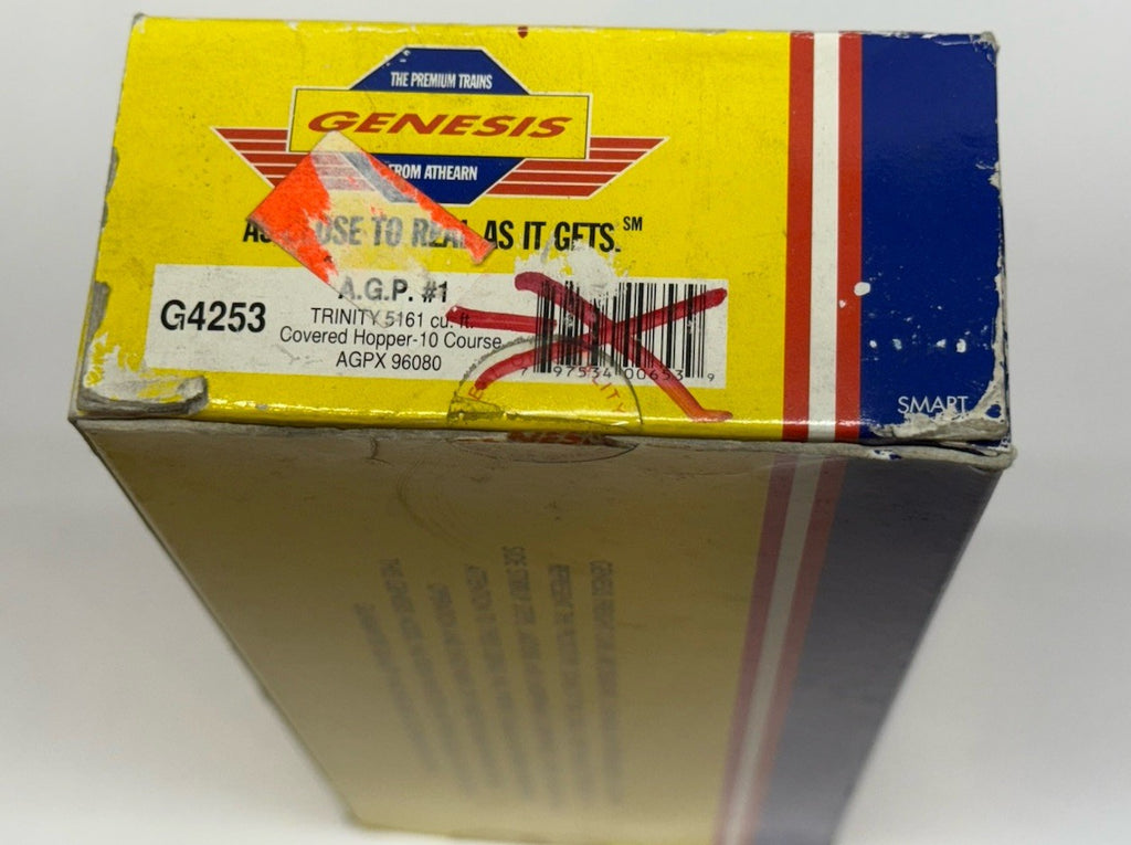 HO Athearn Genesis G4253 AGP Trinity 5161 Cu Ft 3-Bay Covered Hopper AGPX #96080