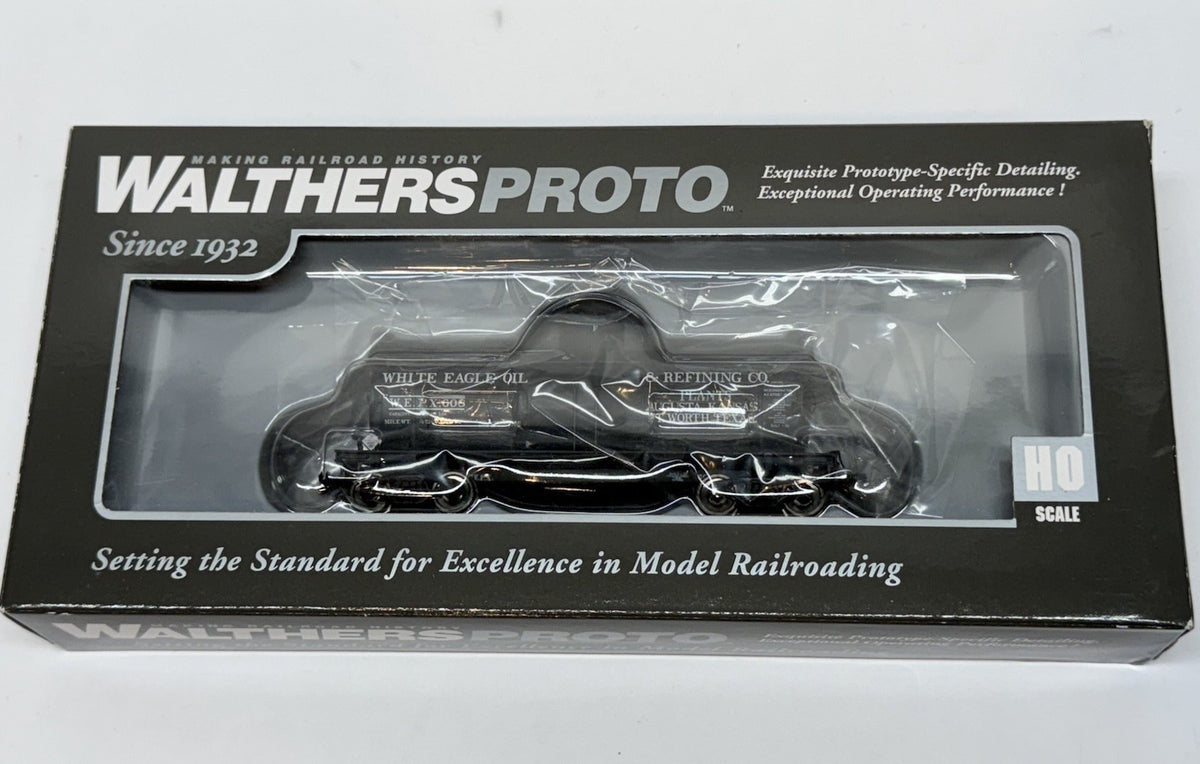 Ho WalthersProto 920-100519 Type 21 ACF 10K Gal Tank Car White Eagle Oil #608