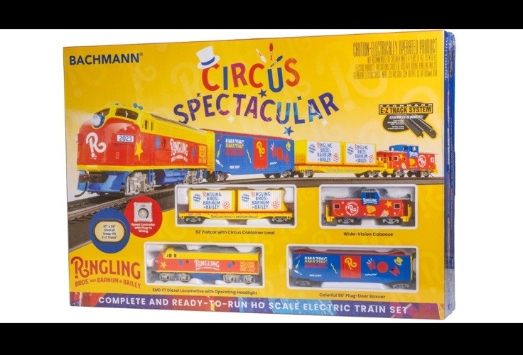 Ho Scale Bachmann 00780 Circus Spectacular Ready to Run Starter Set