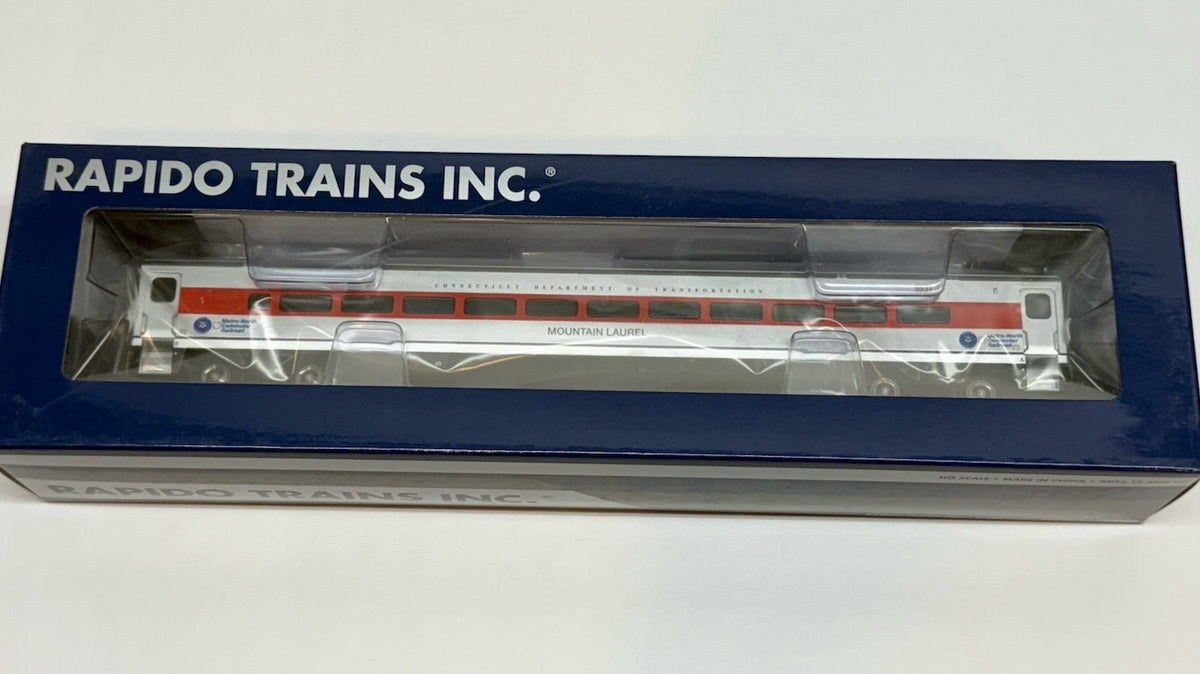 Ho Scale Metro North Rapido Comet Commuter Car CDOT MOUNTAIN LAUREL #6251 128529
