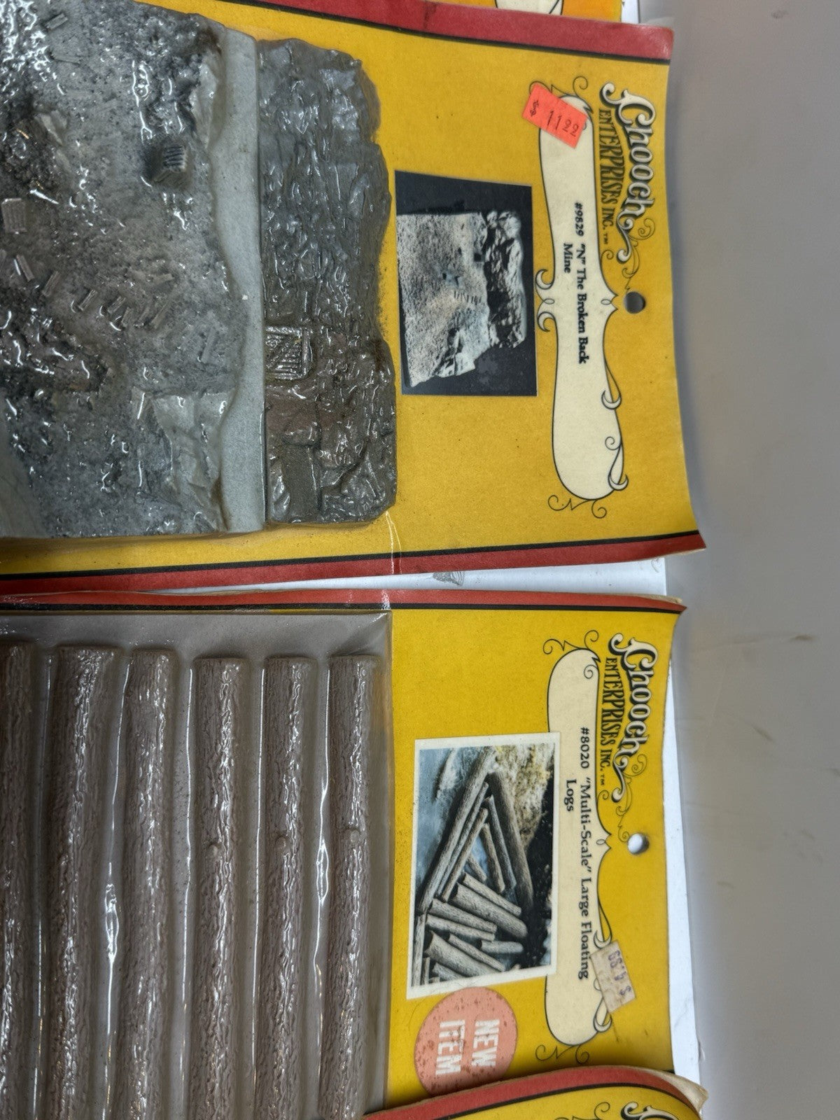 Ho Scale N Scale Lot Of 5 Chooch Enterprises Kits Scenery Layout Float Logs Mine