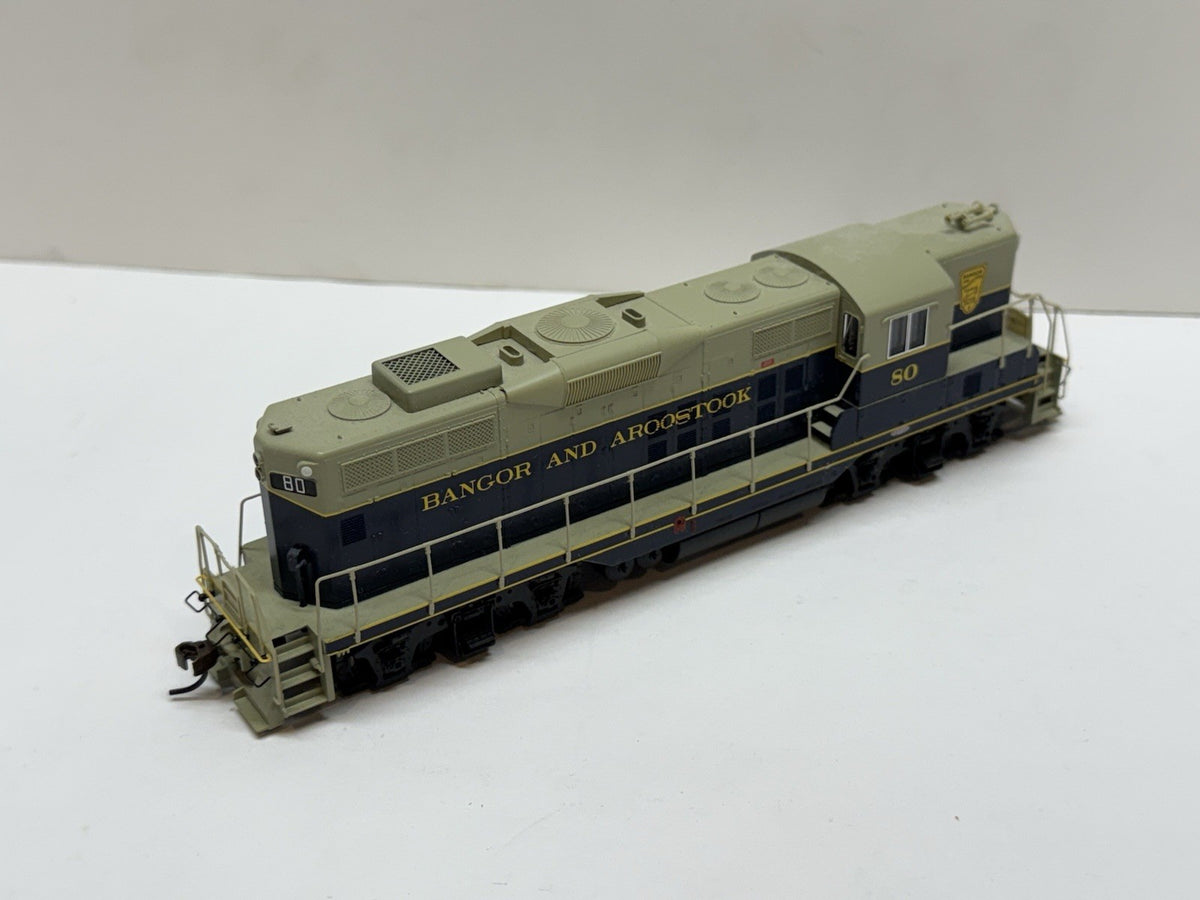 Ho Scale Bachmann Bangor & Aroostook BAR GP9 #80 W/Dynamic Brakes W/DCC Diesel