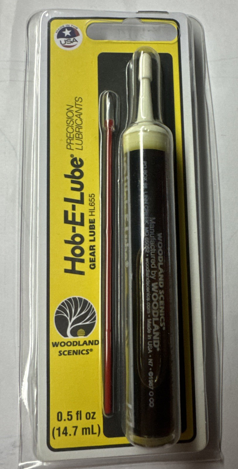 Woodland Scenics HL655 Hob-E-Lube Gear Lube Lubricant - 0.5 fl.oz Tube