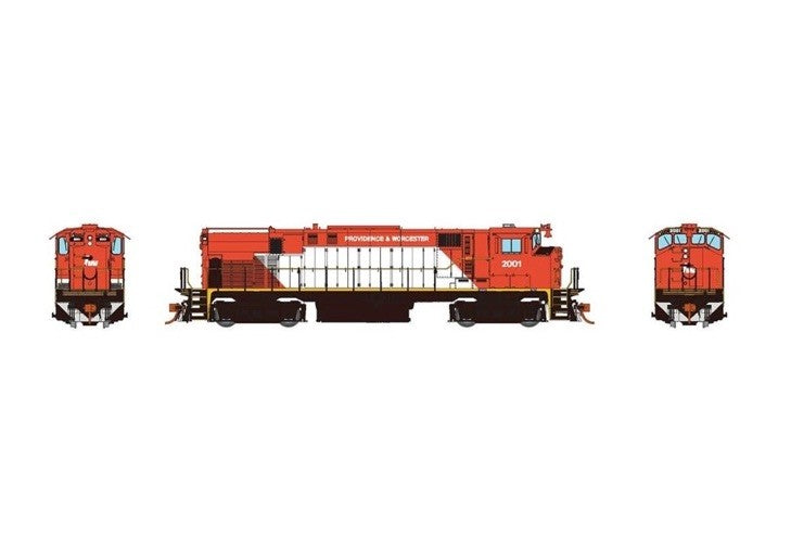 Ho Scale Rapido M420 Providence & Worcester - As Delivered #2001 Diesel P&W - DC