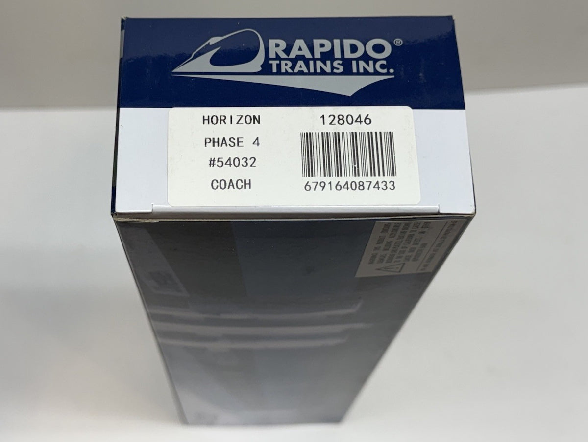 Ho Scale Rapido Horizon Coach Amtrak Phase 4 #54032 Commuter Pass Car 128046